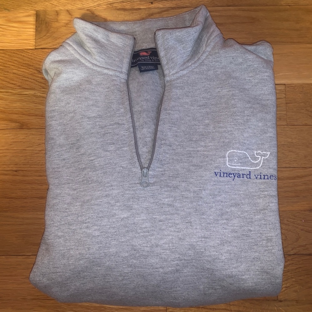 Vineyard Vines Quarter Zip Sweatshirt Size Small